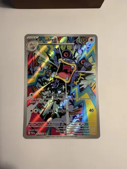 Pokemon TCG Loudred Paradox Rift 212/182 Holo Full Art Illustration Rare Card - Image 3