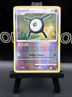 Unown X 71/132 Reverse Holo Uncommon Secret Wonders Pokemon card MP - Image 2