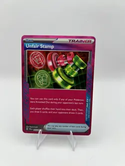 Unfair Stamp Holo 165/167 NM Twilight Masquerade Pokemon Card - Image 1
