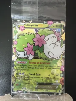 Shaymin EX XY148 Black Star Promo Factory Sealed Pokemon Card 2016 NM - Image 1