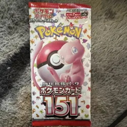 Pokemon Scarlet Violet 151 Booster Pack 7 Cards Japanese Mew - Image 1