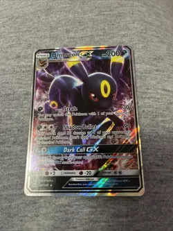 Umbreon GX 80/149 Ultra Rare SM Base Set NM Pokemon Card - Image 1