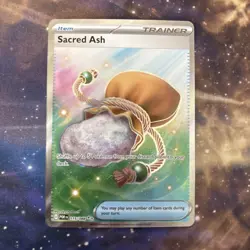 Pokemon Sacred Ash Holo Trainer Item Card POR 115/088 English - Image 1