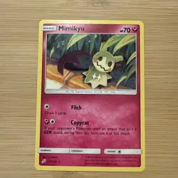 Pokemon Mimikyu TCG 112/181 Sm-Team Up Non-Holo Card RARE SOUGHT AFTER GMT TCG - Image 1