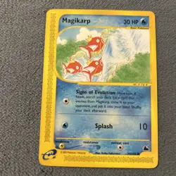 Magikarp Skyridge 75/144 Regular Non-Holo Card Near Mint Condition - Image 1