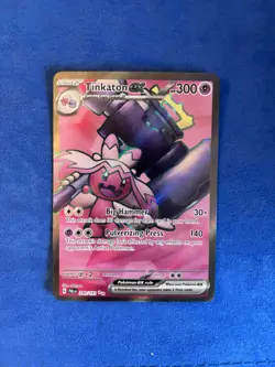 Pokemon Tinkaton ex 240/193 Sv02 Paldea Evolved Ultra Rare Holo 300 HP Card - Image 1