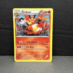 Pokemon TCG Emboar Holo Holo Rare Card Boundaries Crossed 26/149 - Image 1