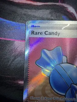Pokemon Rare Candy Me01 Mega Evolution Ultra Rare Holo Trainer 175/132 Card - Image 3
