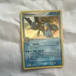 Pokemon Nintendo Swampert EX Emerald 5/17 Rare Holo Stage 2 100 HP Card - Image 1
