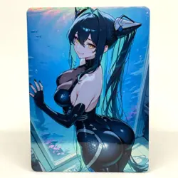 NIKKE Goddess of Victory Little Mermaid Goddess Anime Waifu ACG Foil Card - Image 1