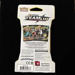 Pokemon Team Up Sleeved Booster Pack,2019 Printed USA Pokemon Cards - Image 2