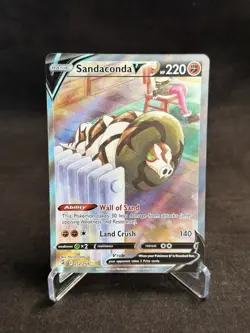 Pokemon Cards Sandaconda V 252/264 Alternative Art Fusion Strike - Image 1