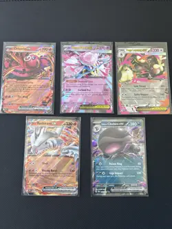 Pokemon EX Lot 5 Cards Oricorio Mega Diancie Lopunny Reshiram Clodsire - Image 1