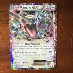 Rayquaza EX (Promo Holo) XY69 XY 170HP Pokemon TCG Dragon Card - Image 1