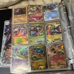 Pokemon EX, Mega, Full Art, Holo Foil Card Lot Binder Pages Charizard Venusaur - Image 1