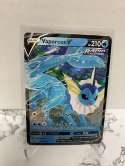 Vaporeon V SWSH150 SWSH: Sword & Shield Promo Cards Holo - Image 1