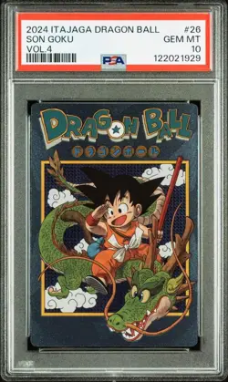 PSA 10 Itajaga Son Goku SEC CR Set Dragon Ball Card Orig. One Owner Submission - Image 3