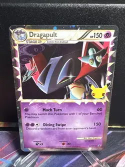 Dragapult (Prime) SWSH132 Celebrations Black Star Promo Pokemon TCG Card - Image 1