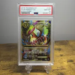 Pokemon TCG Mega Pidgeot EX Full Art XY Evolutions Card 105/108 PSA 10 - Image 1