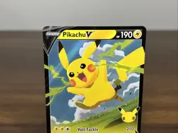 Pikachu V SWSH143 Sword & Shield Holo Promo Pokemon Card - Image 3