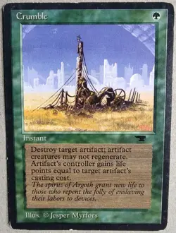Crumble - Antiquities (ATQ) - Common Regular - HP - MTG - Image 1