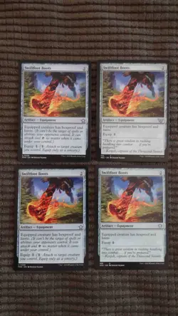 Magic: the Gathering / MtG Swiftfoot Boots x4 Mixed Sets - Image 1