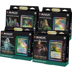 Commander Deck Lord of the Rings Tales Middle Earth LTR MTG Set of 4 Decks - Image 1