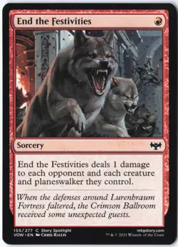 End the Festivities C Innistrad: Crimson Vow 155 LP - Image 1