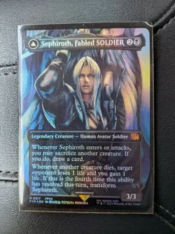 Sephiroth, Fabled SOLDIER (Borderless) (Surge Foil) Final Fantasy Foil - Image 1