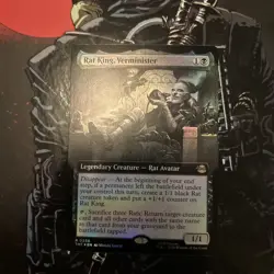 mtgTeenage Mutant Ninja Turtles TMNT - Rat King, Verminister Foil rare R 0266 - Image 1