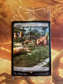 MTG Sealed Full-Art Wastes (706) Secret Lair Drop: Warhammer NM Rare!! - Image 1