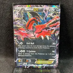 Yveltal EX XY08 Pokemon Card Holo Rare Promo Near Mint / Mint - Image 1