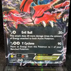 Yveltal EX XY08 Pokemon Card Holo Rare Promo Near Mint / Mint - Image 2