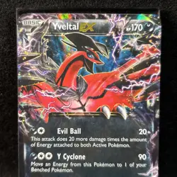 Yveltal EX XY08 Pokemon Card Holo Rare Promo Near Mint / Mint - Image 3