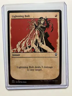 Lightning Bolt (Showcase) Commander Legends: Battle for Baldur's Gate Regular - Image 1