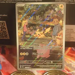 Pokemon Pikachu Illustration Rare Holo Sv: Scarlet & Violet 151 173/165 - Image 1