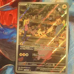 Pokemon Pikachu Illustration Rare Holo Sv: Scarlet & Violet 151 173/165 - Image 3