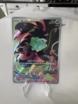 Sealed Bulbasaur Promo Mega Evolution Stamped Pokemon Card TCG Live Exclusive - Image 1