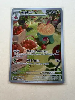 Pokemon TCG Appletun 211/191 Illustration Rare Holo Sv08: Surging Sparks 2024 - Image 1