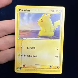 Pikachu 72/100 Ex Sandstorm Pokemon Card E Series - Image 1