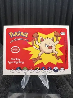Mankey #56 - Cracked Ice Holo - Who's That Pokemon 2025 - Pokemon - Image 1