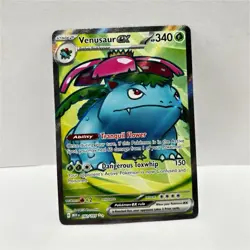 Pokemon Venusaur ex 182/165 Scarlet & Violet 151 Ultra Rare Holo Full Art 340 HP - Image 1