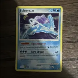 Pokemon Suicune Basic Holo Rare Secret Wonders 19/132 English 70 HP Cure Stream - Image 1