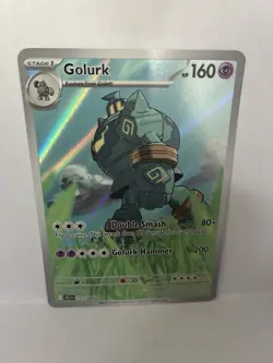 Golurk - 123/086 - Pokemon Black Bolt Illustration Rare NM - Image 1