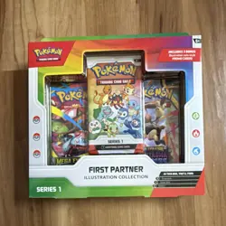 Pokemon First Partner Illustration Collection Series 1 Box - Image 1