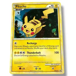 Pikachu HGSS03 Swirl Pokemon TCG: 2010 HGSS Black Star Promo NM/LP - Image 1