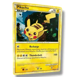 Pikachu HGSS03 Swirl Pokemon TCG: 2010 HGSS Black Star Promo NM/LP - Image 2