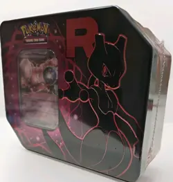 Pokemon Team Rocket MewTwo Tin New Sealed Destined Rivals In Hand Ready To Ship - Image 3