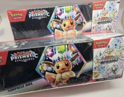 Pokemon Prismatic Evolutions Surprise Box + Booster Bundle Sams Club Sealed (2) - Image 1