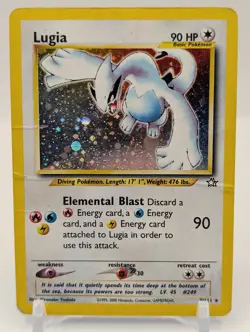 Pokemon! Lugia - Neo Genesis - Holo - 9/111- Damaged! - Image 1